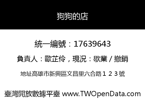 狗狗的店