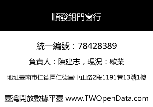 順發鋁門窗行