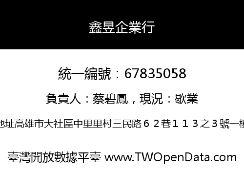 鑫昱企業行