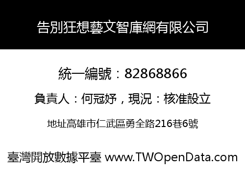 告別狂想藝文智庫網有限公司