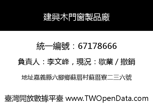 建興木門窗製品廠