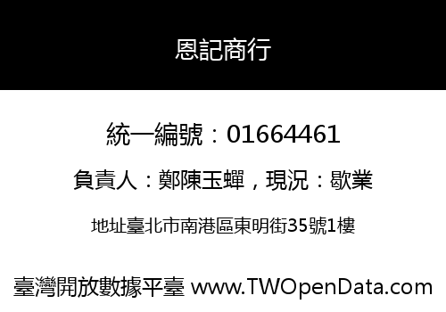 恩記商行