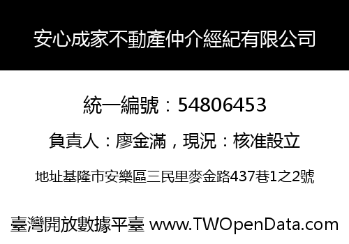 安心成家不動產仲介經紀有限公司