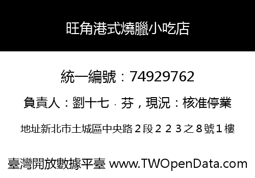 旺角港式燒臘小吃店