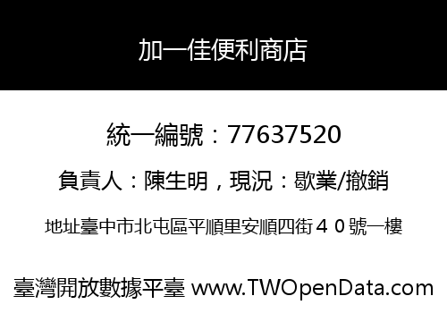 加一佳便利商店