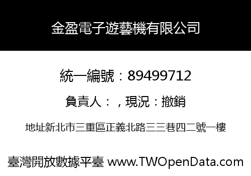 金盈電子遊藝機有限公司