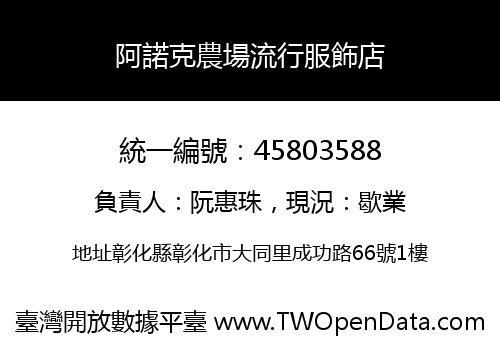 阿諾克農場流行服飾店