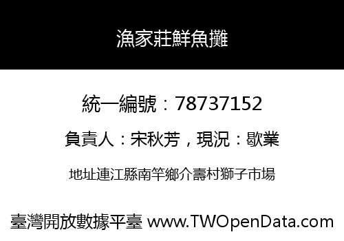 漁家莊鮮魚攤