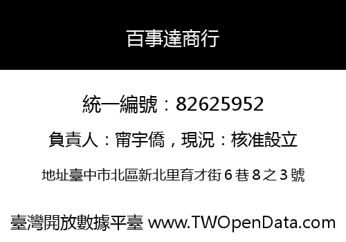 百事達商行
