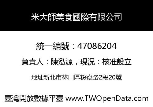 米大師美食國際有限公司