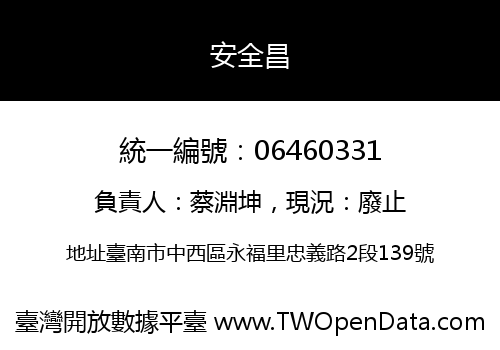 安全昌