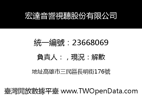 宏達音響視聽股份有限公司