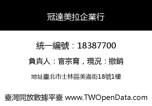 冠達美拉企業行