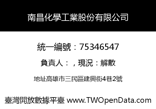 南昌化學工業股份有限公司