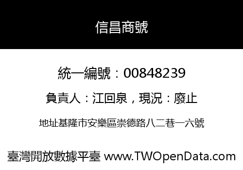信昌商號