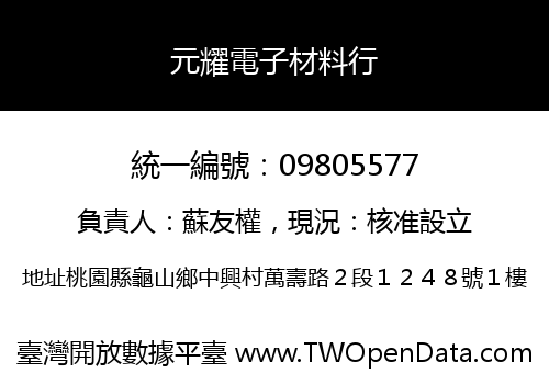 元耀電子材料行