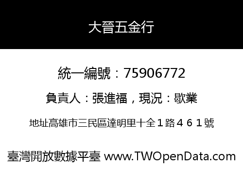 大晉五金行