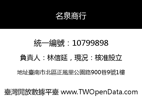 名泉商行