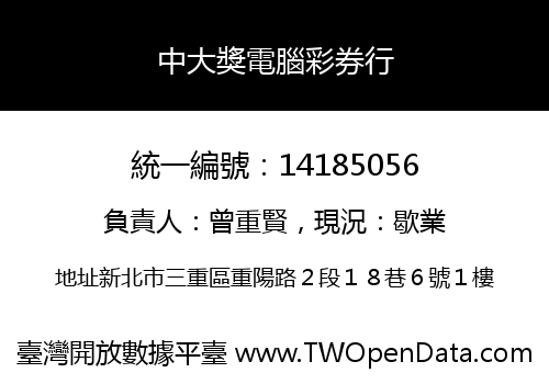 中大獎電腦彩券行