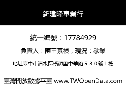 新建隆車業行
