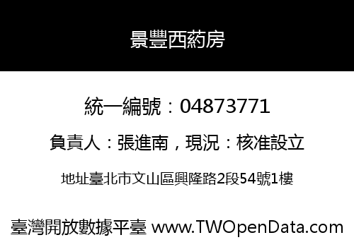 景豐西葯房