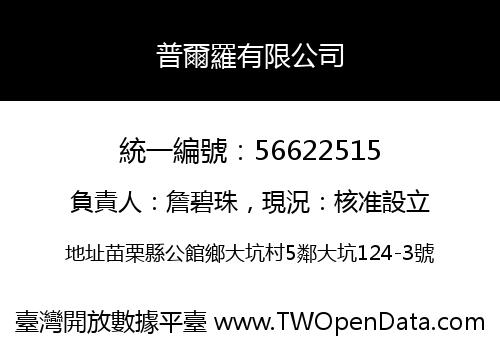 普爾羅有限公司