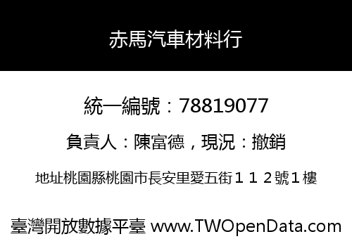 赤馬汽車材料行