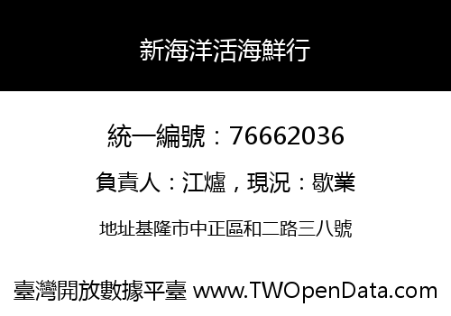 新海洋活海鮮行