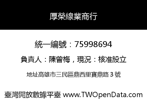 厚榮線業商行