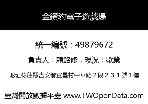 金鑽豹電子遊戲場