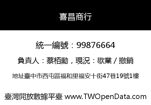 喜昌商行