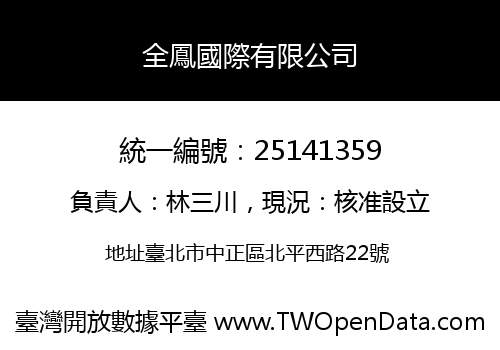 全鳳國際有限公司