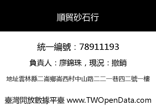 順貿砂石行