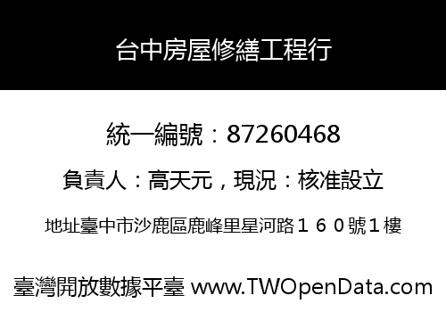 台中房屋修繕工程行