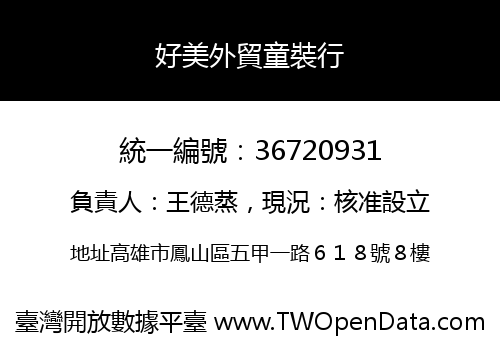 好美外貿童裝行
