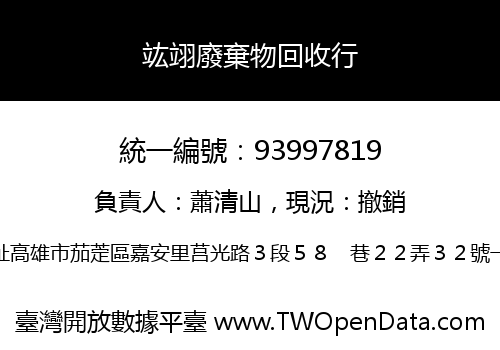 竑翊廢棄物回收行