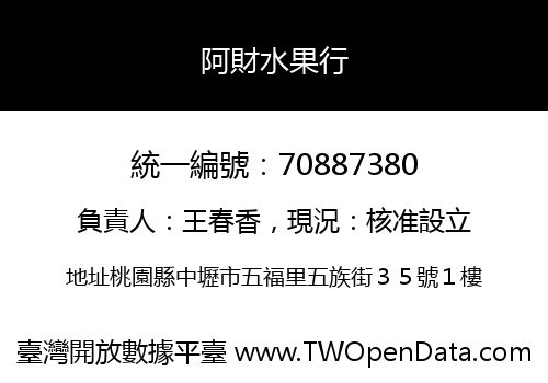 阿財水果行