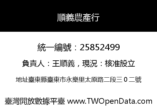 順義農產行
