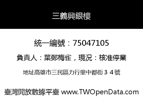 三義興銀樓