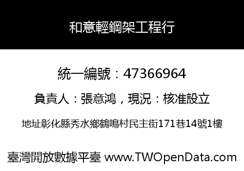 和意輕鋼架工程行