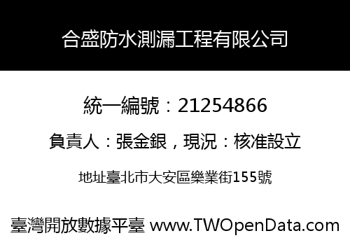 合盛防水測漏工程有限公司
