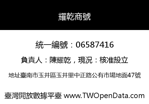 耀乾商號
