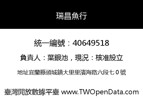 瑞昌魚行