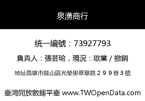 泉湧商行
