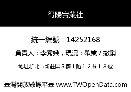 得陽實業社