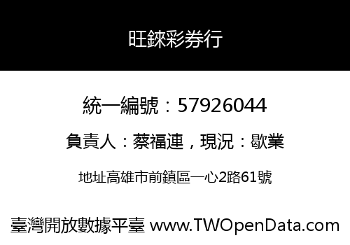 旺錸彩券行
