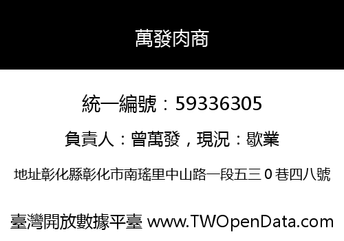 萬發肉商