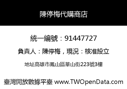 陳停梅代購商店
