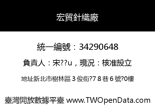 宏貿針織廠