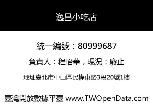 逸昌小吃店